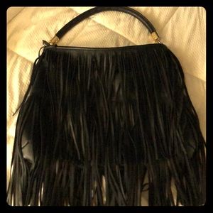 H&M black Fringe Purse